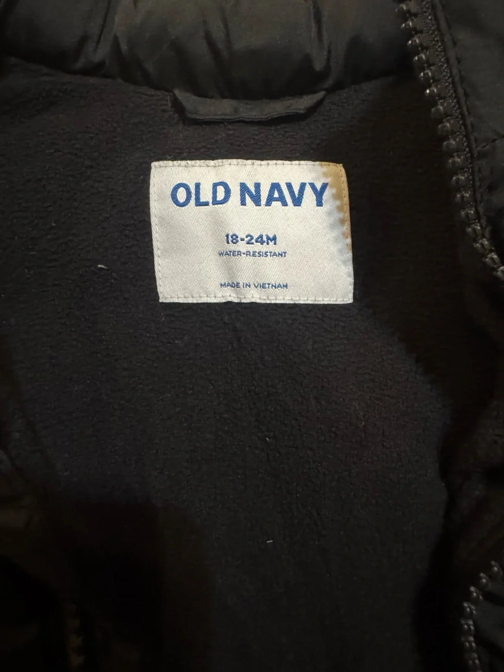 Old Navy Black Quilted Puffer Vest for Kids